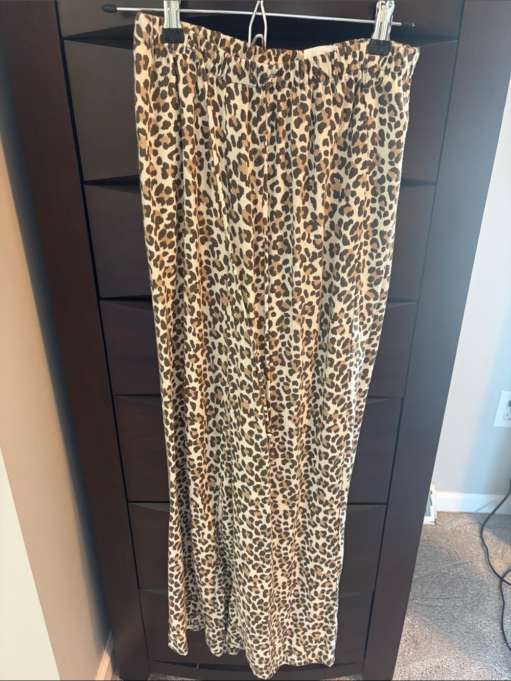 Leopard Print pants - Tan & Brown